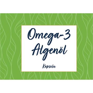 Gélules d'huile d'algues oméga-3